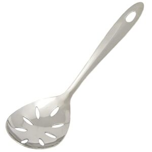 chef craft select slotted serving spoon, 9.5 inch, stainless steel