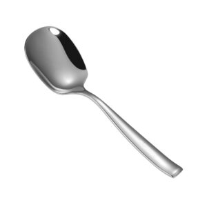 txhlyx serving spoon,316l premium stainless steel large heavy duty serving spoon for buffet,dishwasher safe 9.5 x 2.8''