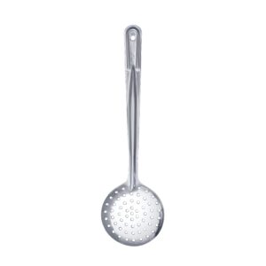 slotted serving spoon - stainless steel spoon with holes for draining - straining perforated spoon