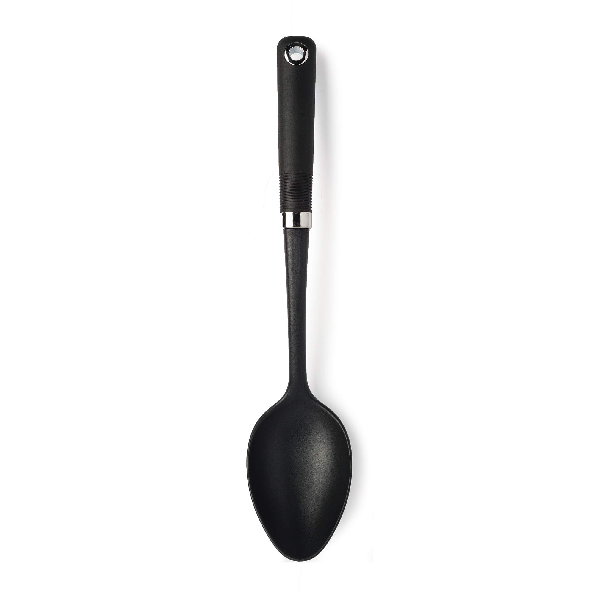 Cooking Light Spoon, Non-Stick Cookware Heat Resistant Kitchen Gadget, Dishwasher Safe Serving, Black