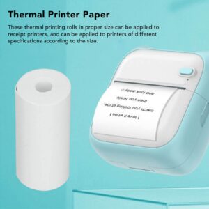 10 Rolls Thermal Paper, 2.24 x 0.98in White Thermal Paper for Portable Bluetooth Pocket Mobile Printer