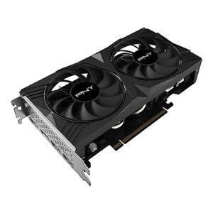 PNY GeForce RTX™ 4060 8GB VERTO™ Dual Fan Graphics Card DLSS 3 (128-bit, PCIe 4.0, GDDR6, HDMI/DisplayPort, Supports 4k, 2 slot)