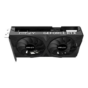 PNY GeForce RTX™ 4060 8GB VERTO™ Dual Fan Graphics Card DLSS 3 (128-bit, PCIe 4.0, GDDR6, HDMI/DisplayPort, Supports 4k, 2 slot)