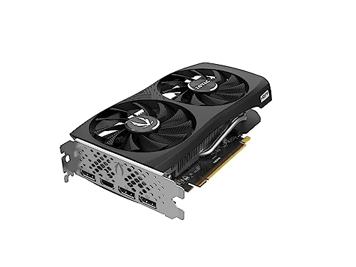 ZOTAC Gaming GeForce RTX 4060 8GB Twin Edge OC DLSS 3 8GB GDDR6 128-bit 17 Gbps PCIE 4.0 Compact Gaming Graphics Card, ZT-D40600H-10M