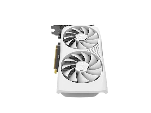 ZOTAC Gaming GeForce RTX 4060 8GB Twin Edge OC White Edition DLSS 3 8GB GDDR6 128-bit 17 Gbps PCIE 4.0 Compact Gaming Graphics Card, ZT-D40600Q-10M