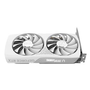 ZOTAC Gaming GeForce RTX 4060 8GB Twin Edge OC White Edition DLSS 3 8GB GDDR6 128-bit 17 Gbps PCIE 4.0 Compact Gaming Graphics Card, ZT-D40600Q-10M