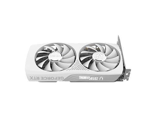 ZOTAC Gaming GeForce RTX 4060 8GB Twin Edge OC White Edition DLSS 3 8GB GDDR6 128-bit 17 Gbps PCIE 4.0 Compact Gaming Graphics Card, ZT-D40600Q-10M