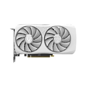 ZOTAC Gaming GeForce RTX 4060 8GB Twin Edge OC White Edition DLSS 3 8GB GDDR6 128-bit 17 Gbps PCIE 4.0 Compact Gaming Graphics Card, ZT-D40600Q-10M