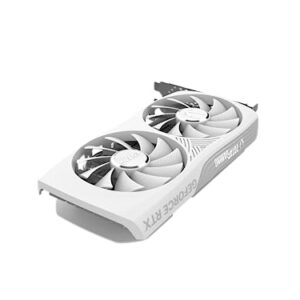 ZOTAC Gaming GeForce RTX 4060 8GB Twin Edge OC White Edition DLSS 3 8GB GDDR6 128-bit 17 Gbps PCIE 4.0 Compact Gaming Graphics Card, ZT-D40600Q-10M