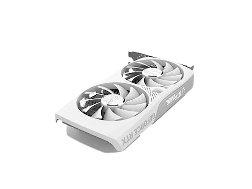 ZOTAC Gaming GeForce RTX 4060 8GB Twin Edge OC White Edition DLSS 3 8GB GDDR6 128-bit 17 Gbps PCIE 4.0 Compact Gaming Graphics Card, ZT-D40600Q-10M