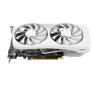 ZOTAC Gaming GeForce RTX 4060 8GB Twin Edge OC White Edition DLSS 3 8GB GDDR6 128-bit 17 Gbps PCIE 4.0 Compact Gaming Graphics Card, ZT-D40600Q-10M