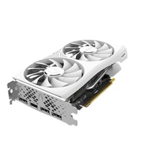 ZOTAC Gaming GeForce RTX 4060 8GB Twin Edge OC White Edition DLSS 3 8GB GDDR6 128-bit 17 Gbps PCIE 4.0 Compact Gaming Graphics Card, ZT-D40600Q-10M