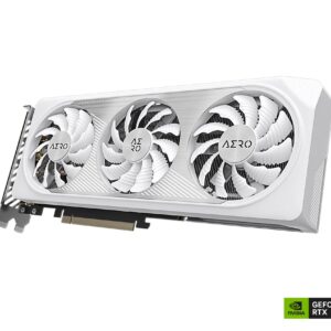 GIGABYTE GeForce RTX 4060 AERO OC 8G Graphics Card, 3X WINDFORCE Fans, 8GB 128-bit GDDR6, GV-N4060AERO OC-8GD Video Card