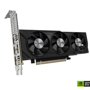 GIGABYTE GeForce RTX 4060 OC Low Profile 8G Graphics Card, 3X WINDFORCE Fans, 8GB 128-bit GDDR6, GV-N4060OC-8GL Video Card