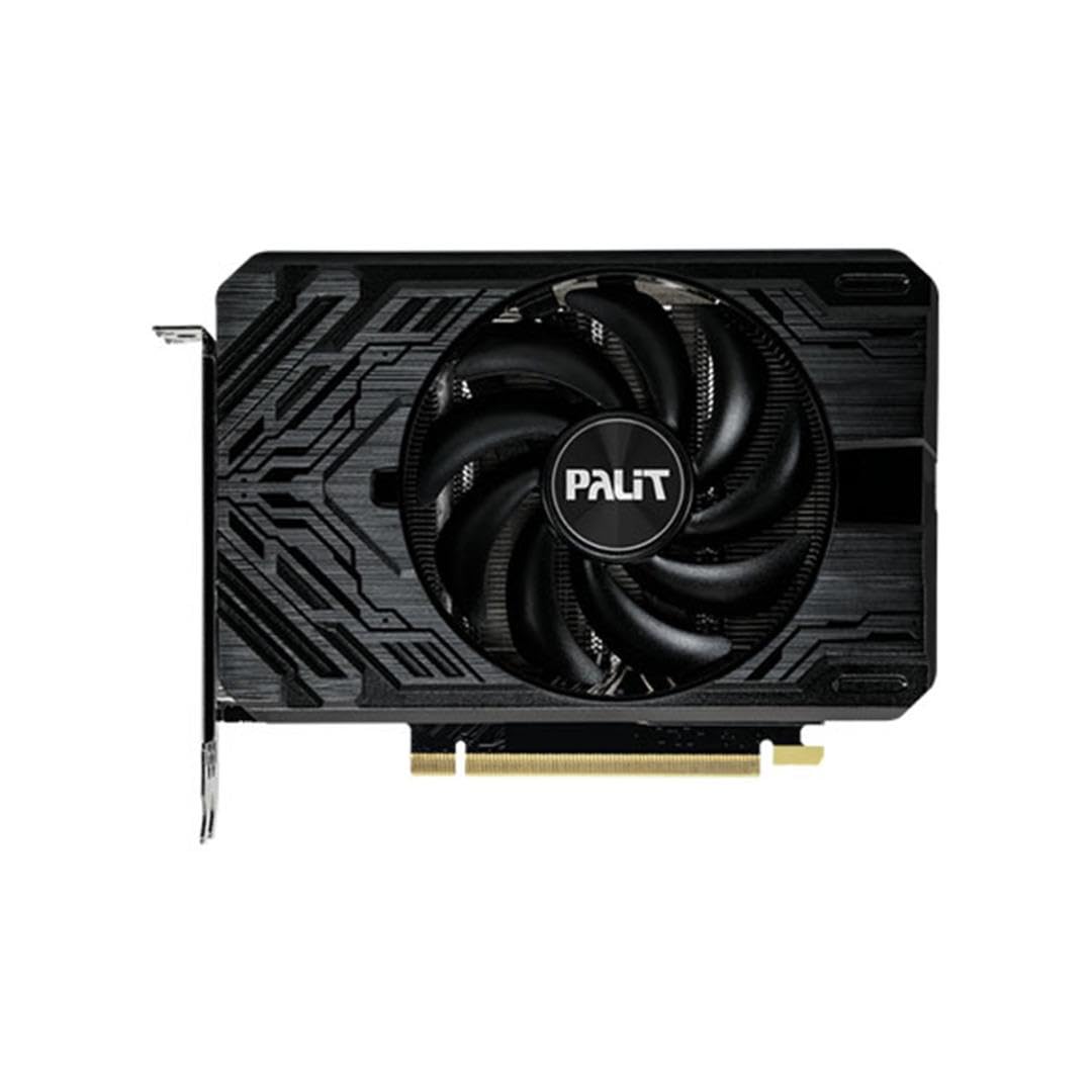 Palit GeForce RTX 4060 Ti StormX 8GB Graphics Card – 4352 Cores, 2310 MHz GPU, 2535 MHz Boost, 3X DisplayPort, 1x HDMI, 0-dB Tech, NE6406T019P1-1060F