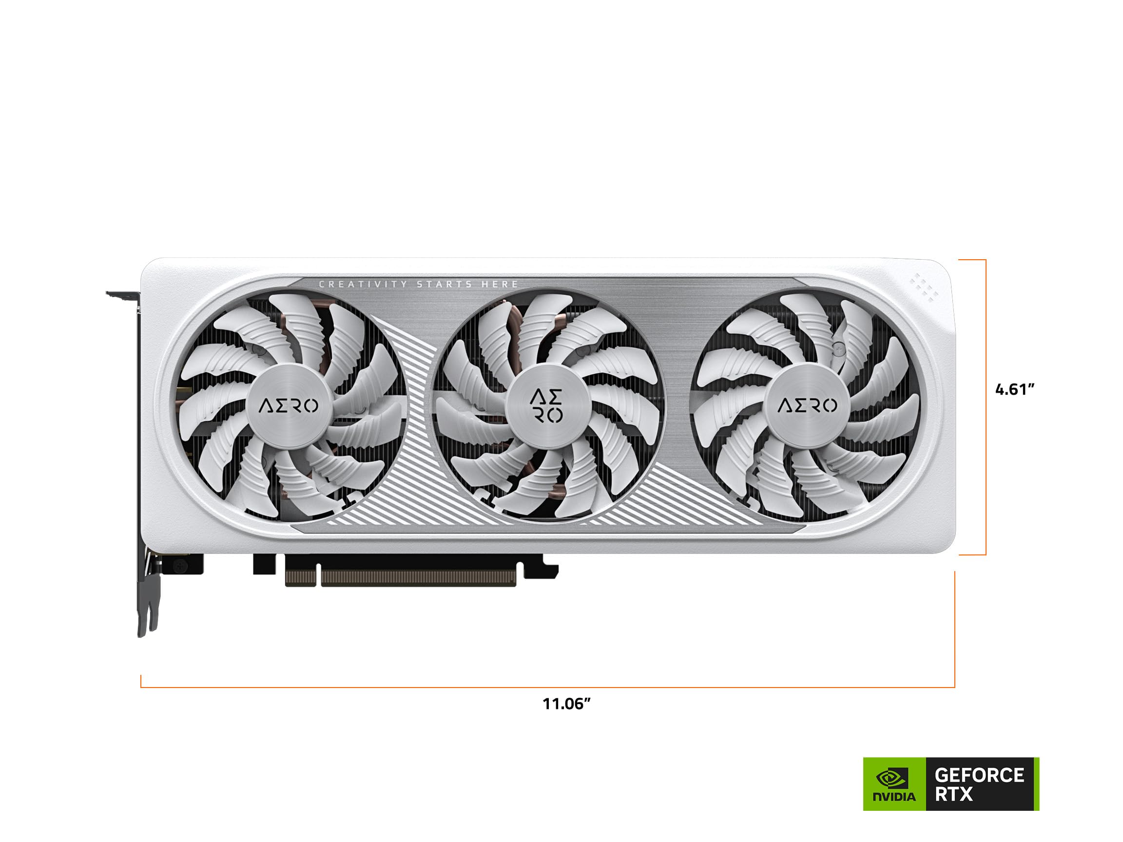 GIGABYTE GeForce RTX 4060 Ti AERO OC 16G Graphics Card, 3X WINDFORCE Fans, 16GB 128-bit GDDR6, GV-N406TAERO OC-16GD Video Card