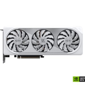 GIGABYTE GeForce RTX 4060 Ti AERO OC 16G Graphics Card, 3X WINDFORCE Fans, 16GB 128-bit GDDR6, GV-N406TAERO OC-16GD Video Card