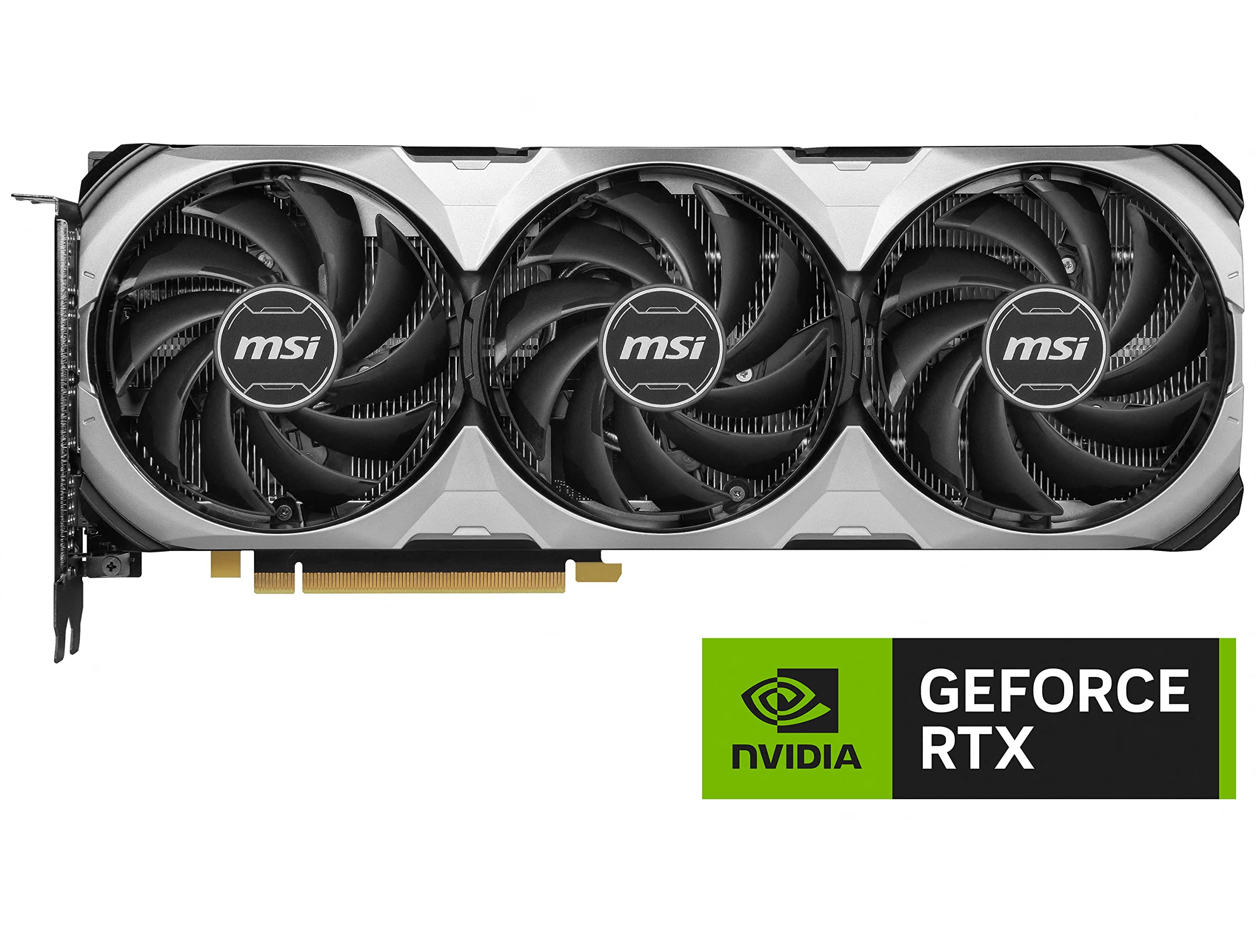 MSI Gaming GeForce RTX 4060 Ti 8GB GDRR6 Extreme Clock: 2580 MHz 128-Bit HDMI/DP Nvlink TORX Fan 4.0 Ada Lovelace Architecture Graphics Card (RTX 4060 Ti Ventus 3X 8G OC)