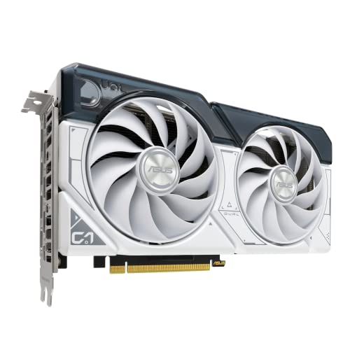 ASUS Dual GeForce RTX™ 4060 Ti White Edition 8GB GDDR6 (PCIe 4.0, 8GB GDDR6, DLSS 3, HDMI 2.1, DisplayPort 1.4a, Axial-tech Fan Design, 0dB Technology, and More)