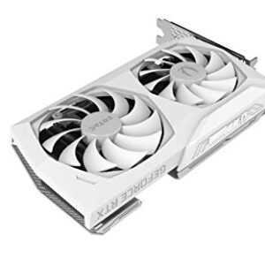 ZOTAC Gaming GeForce RTX™ 3060 AMP White Edition 12GB GDDR6 192-bit 15 Gbps PCIE 4.0 Gaming Graphics Card, IceStorm 2.0 Cooling, Active Fan Control, FREEZE Fan Stop ZT-A30600F-10P