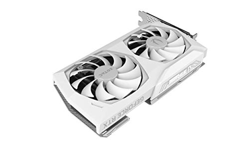 ZOTAC Gaming GeForce RTX™ 3060 AMP White Edition 12GB GDDR6 192-bit 15 Gbps PCIE 4.0 Gaming Graphics Card, IceStorm 2.0 Cooling, Active Fan Control, FREEZE Fan Stop ZT-A30600F-10P