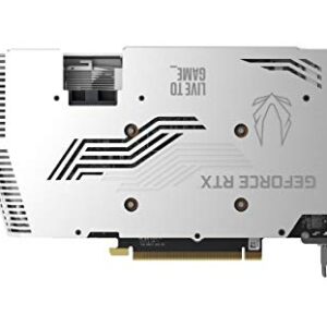 ZOTAC Gaming GeForce RTX™ 3060 AMP White Edition 12GB GDDR6 192-bit 15 Gbps PCIE 4.0 Gaming Graphics Card, IceStorm 2.0 Cooling, Active Fan Control, FREEZE Fan Stop ZT-A30600F-10P