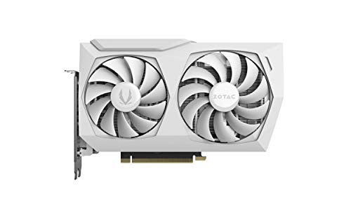 ZOTAC Gaming GeForce RTX™ 3060 AMP White Edition 12GB GDDR6 192-bit 15 Gbps PCIE 4.0 Gaming Graphics Card, IceStorm 2.0 Cooling, Active Fan Control, FREEZE Fan Stop ZT-A30600F-10P