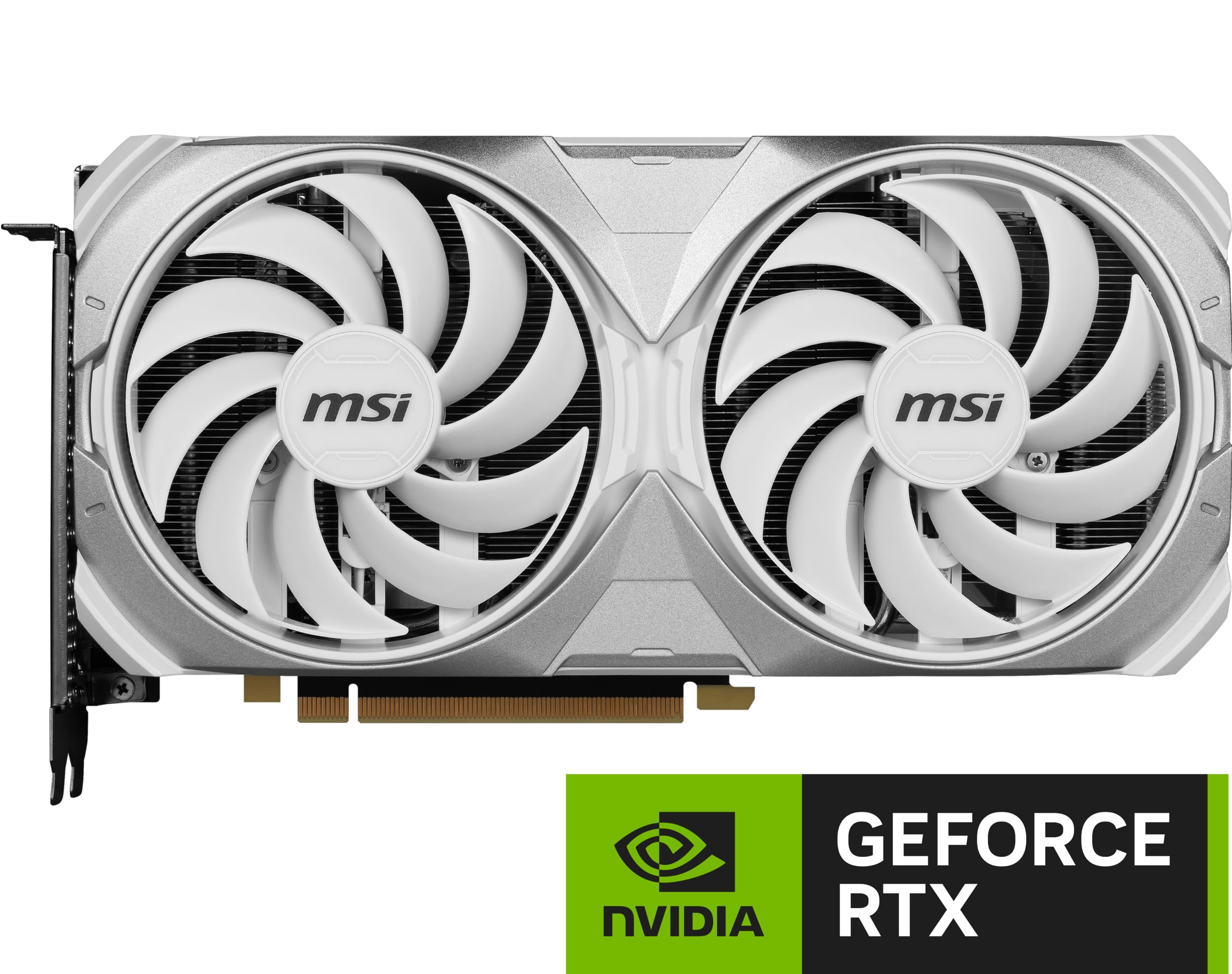 MSI Gaming GeForce RTX 4070 Ti 12GB GDRR6X Extreme Clock: 2655 MHz 192-Bit HDMI/DP Nvlink Tri-Frozr 3 Ada Lovelace Architecture Graphics Card (RTX 4070 Ti Ventus 2X White 12G OC)