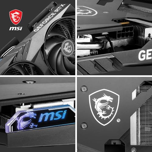 MSI GeForce RTX 4060 Gaming X 8G Graphics Card - RTX 4060 GPU, 8GB GDDR6 (17Gbps/128-bit), PCIe 4.0 - Twin FROZR 9 (2 x TORX Fan 5.0), RGB - HDMI 2.1, DisplayPort 1.4a