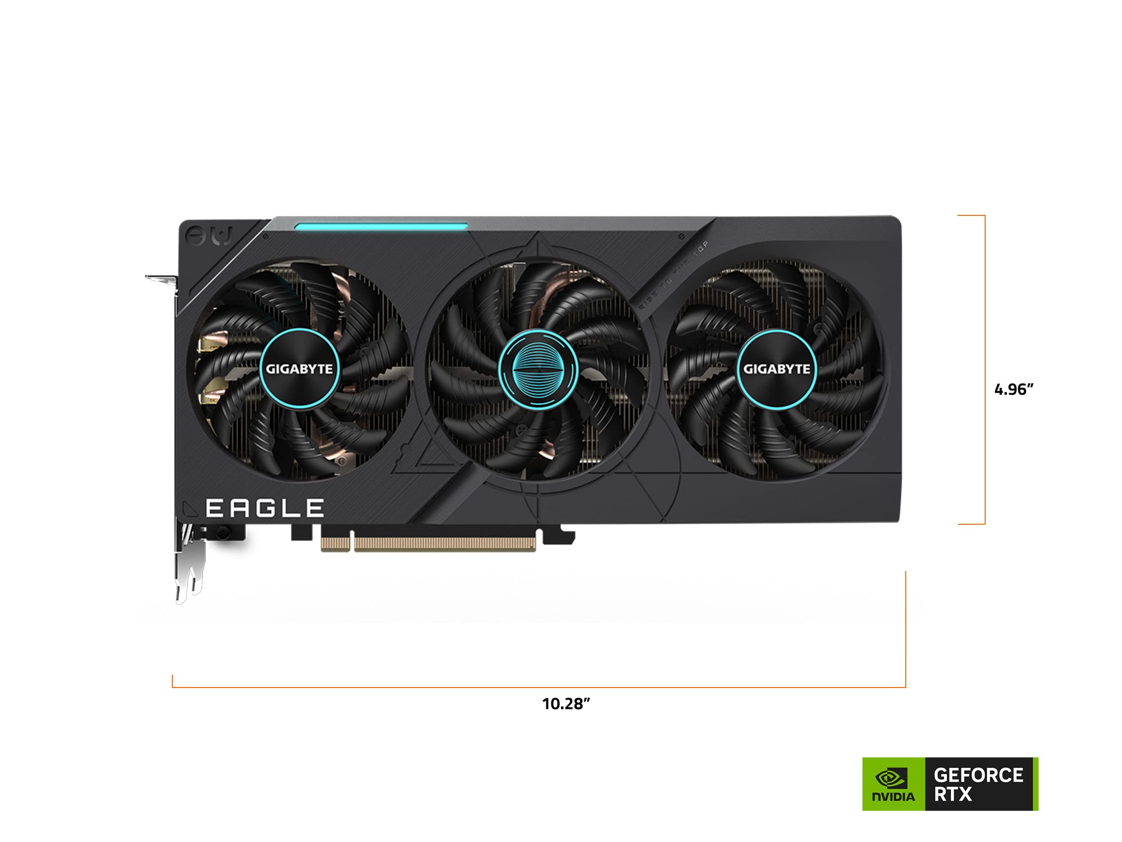 GIGABYTE GeForce RTX 4070 Eagle OC 12G Graphics Card, 3X WINDFORCE Fans, 12GB 192-bit GDDR6X, GV-N4070EAGLE OC-12GD Video Card