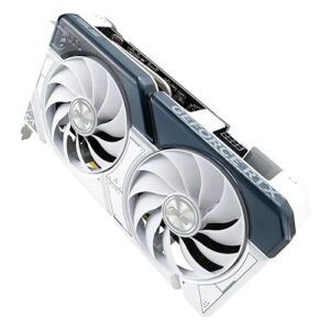 ASUS Dual NVIDIA GeForce RTX 4060 Ti OC Edition / White - Gaming Graphics Card (8GB GDDR6X, PCIe 4.0, DLSS 3, HDMI 2.1, Display Port 1.4a, Axial Fans, 0dB Technology)