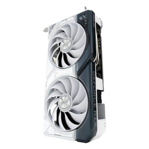 ASUS Dual NVIDIA GeForce RTX 4060 Ti OC Edition / White - Gaming Graphics Card (8GB GDDR6X, PCIe 4.0, DLSS 3, HDMI 2.1, Display Port 1.4a, Axial Fans, 0dB Technology)