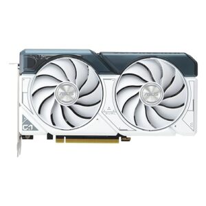 ASUS Dual NVIDIA GeForce RTX 4060 Ti OC Edition / White - Gaming Graphics Card (8GB GDDR6X, PCIe 4.0, DLSS 3, HDMI 2.1, Display Port 1.4a, Axial Fans, 0dB Technology)