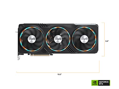 GIGABYTE GeForce RTX 4070 Ti Gaming OC 12G Graphics Card, 3X WINDFORCE Fans, 12GB 192-bit GDDR6X, GV-N407TGAMING OC-12GD Video Card