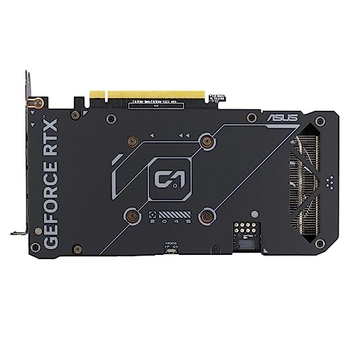 ASUS Dual GeForce RTX 4060 OC Edition 8GB GDDR6 (PCIe 4.0, 8GB GDDR6, DLSS 3, HDMI 2.1a, DisplayPort 1.4a, 2.5-slot design, Axial-tech fan design, 0dB technology, and more)