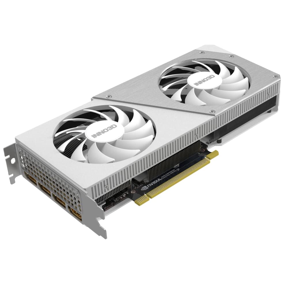 Inno3D Nvidia GeForce RTX 4060 Ti Twin X2 OC White 8GB GDDR6 Graphics Card