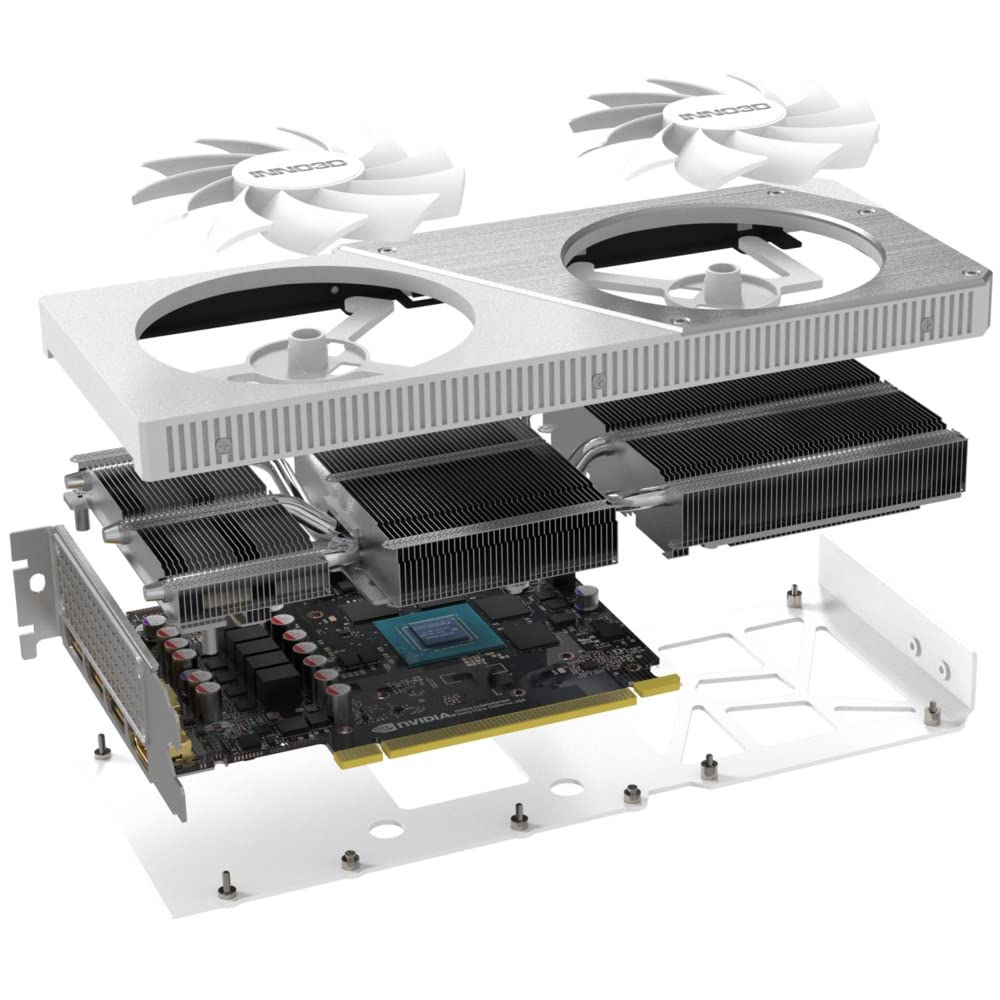 Inno3D Nvidia GeForce RTX 4060 Ti Twin X2 OC White 8GB GDDR6 Graphics Card