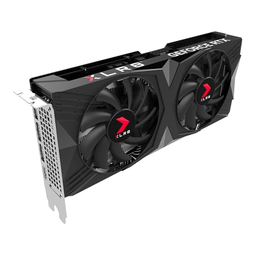 PNY GeForce RTX™ 4060 Ti 16GB XLR8 Gaming Verto™ OC Dual Fan Graphics Card DLSS 3 (128-bit, PCIe 4.0, GDDR6, HDMI/DisplayPort, Supports 4k, 2 Slot)