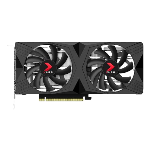 PNY GeForce RTX™ 4060 Ti 16GB XLR8 Gaming Verto™ OC Dual Fan Graphics Card DLSS 3 (128-bit, PCIe 4.0, GDDR6, HDMI/DisplayPort, Supports 4k, 2 Slot)