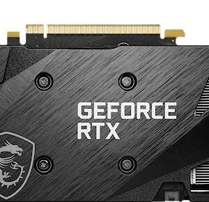 MSI Gaming GeForce RTX 3050 8GB GDRR6 Boost Clock: 1807 MHz 128-Bit HDMI/DP PCIe 4 Torx Twin Fans Ampere OC Graphics Card (RTX 3050 Ventus 2X XS 8G OC)