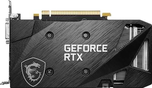 MSI Gaming GeForce RTX 3050 8GB GDRR6 Boost Clock: 1807 MHz 128-Bit HDMI/DP PCIe 4 Torx Twin Fans Ampere OC Graphics Card (RTX 3050 Ventus 2X XS 8G OC)