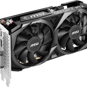 MSI Gaming GeForce RTX 3050 8GB GDRR6 Boost Clock: 1807 MHz 128-Bit HDMI/DP PCIe 4 Torx Twin Fans Ampere OC Graphics Card (RTX 3050 Ventus 2X XS 8G OC)