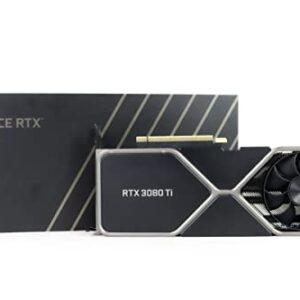 Geforce RTX 3080 Ti 12GB GDDR6X PCI Express 4.0 Graphics Card Titanium and Black