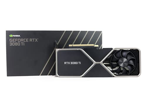 Geforce RTX 3080 Ti 12GB GDDR6X PCI Express 4.0 Graphics Card Titanium and Black