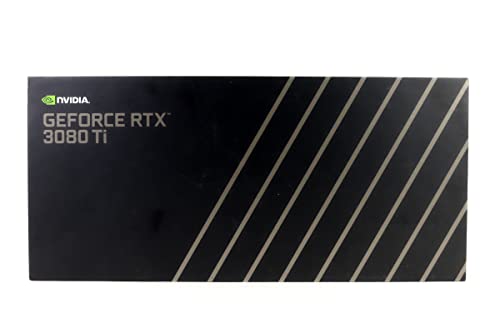 Geforce RTX 3080 Ti 12GB GDDR6X PCI Express 4.0 Graphics Card Titanium and Black