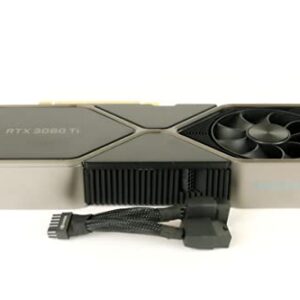 Geforce RTX 3080 Ti 12GB GDDR6X PCI Express 4.0 Graphics Card Titanium and Black