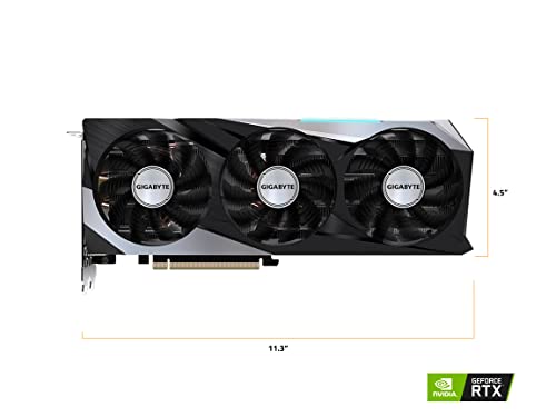 GIGABYTE GV-N306TXGAMING OC-8GD GeForce RTX 3060 Ti Gaming OC D6X 8G Graphics Card, 3X WINDFORCE Fans, 8GB 256-bit GDDR6X, Video Card