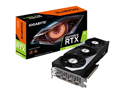 GIGABYTE GV-N306TXGAMING OC-8GD GeForce RTX 3060 Ti Gaming OC D6X 8G Graphics Card, 3X WINDFORCE Fans, 8GB 256-bit GDDR6X, Video Card