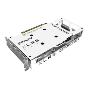 PNY GeForce RTX 4060 8GB XLR8 Gaming VETRO OC Dual Fan White Edition 2 Fan White Edition 2 Fan White Color Graphics Board VCG40608DFWXPB1-O VD8693