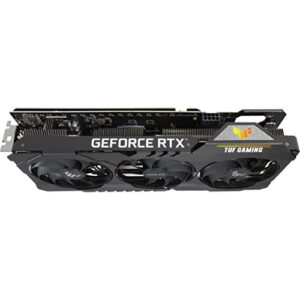 ASUS TUF Gaming NVIDIA GeForce RTX 3060 Ti V2 OC Edition Graphics Card (PCIe 4.0, 8GB GDDR6, LHR, HDMI 2.1, DisplayPort 1.4a, Dual Ball Fan Bearings, Military-Grade Certification, GPU Tweak II)